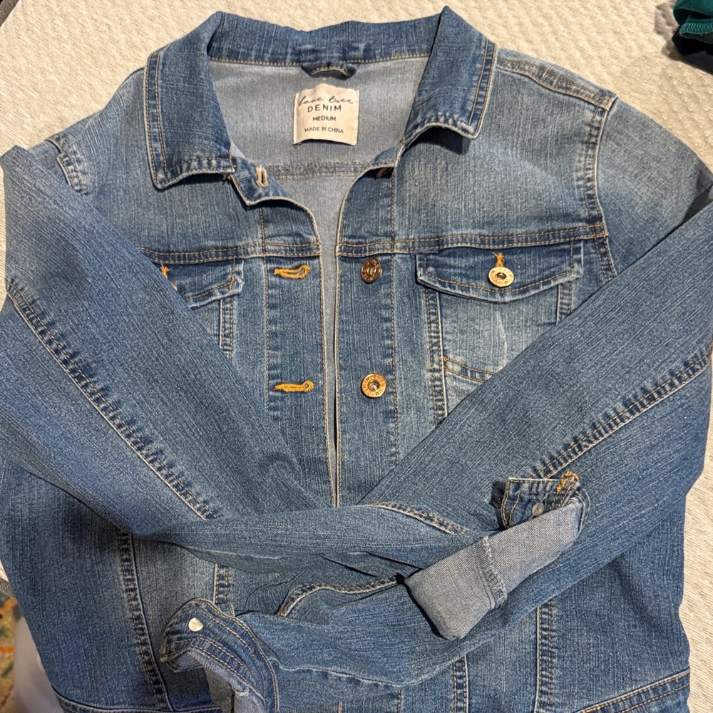 Love Tree Light Blue Denim Jacket